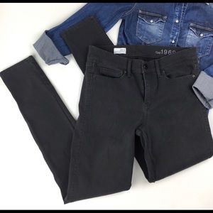 High rise skinny jeans